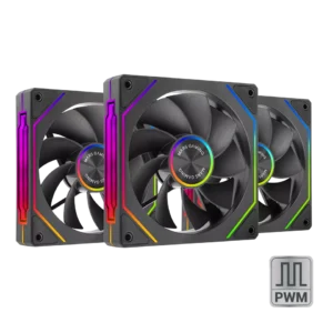 Kit 3 Ventilateur Mars Gaming | MF-LINKFINITYKIT2R | ARGB | Black