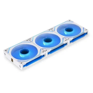 Lian Li Uni Fan SL-Infinity 120 Tripack (Blanc) | 3 Ventilateurs ARGB PWM 120mm | Effet Miroir Infini | Contrôleur Inclus