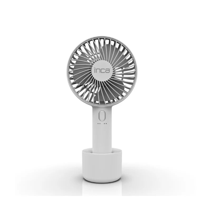 Mini Ventilateur Portable Rechargeable Inca fmi-12B | Blanc