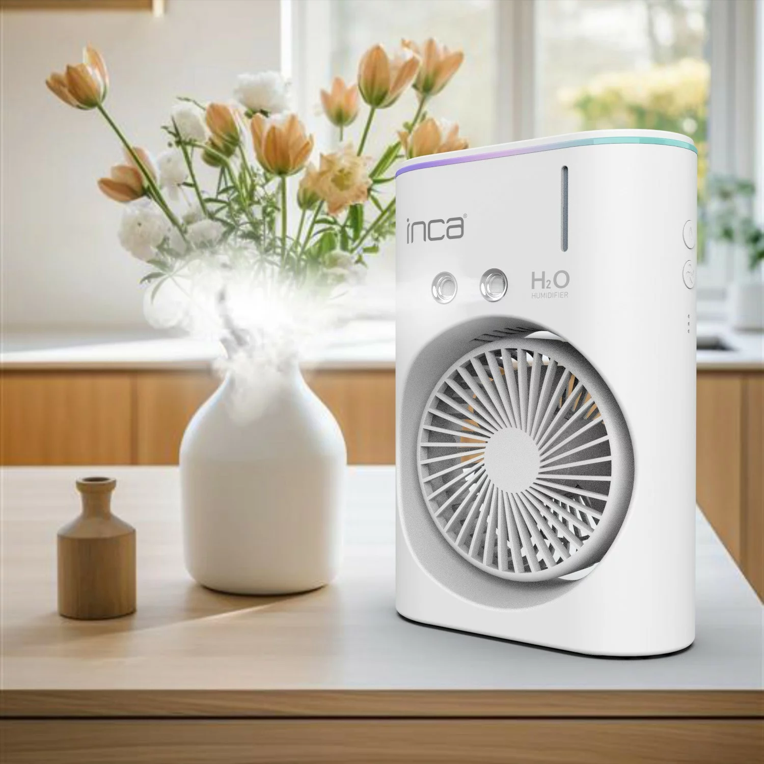 Ventilateur Portable Rechargeable avec reservoir d’eau INCA FMI-10B