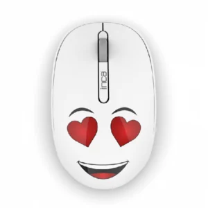 Souris Sans Fil INCA IWM-245RB Avec Design - Blanc
