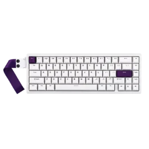 Epomaker HE68 White | % Ultra-Rapide 8000 Hz | Filaire | Double-Shot  Cherry