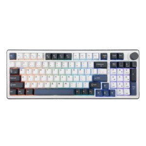 Clavier WhiteShark EXCALIBUR | White | Wine Red Switches 🔴 | Sans Fil