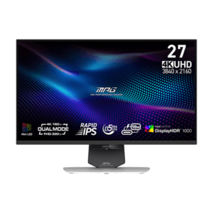 MSI MPG 274URDFW E16M 27" | Rapid IPS | 0.5ms | 160Hz 4K UHD / FHD 320Hz Dual Mode | White