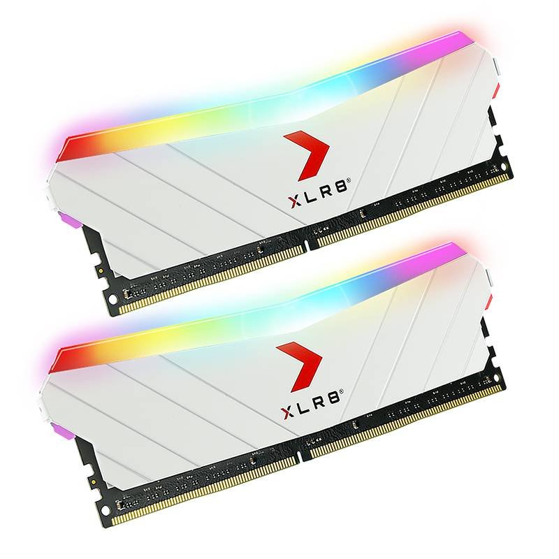 PNY XLR8 Gaming RGB White Edition 16Go (2x8Go) DDR4 3200 MHz CL16