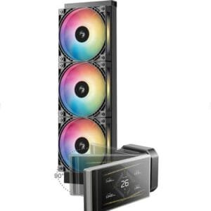 DeepCool LT360 VISION ARGB 360mm | LCD | Black