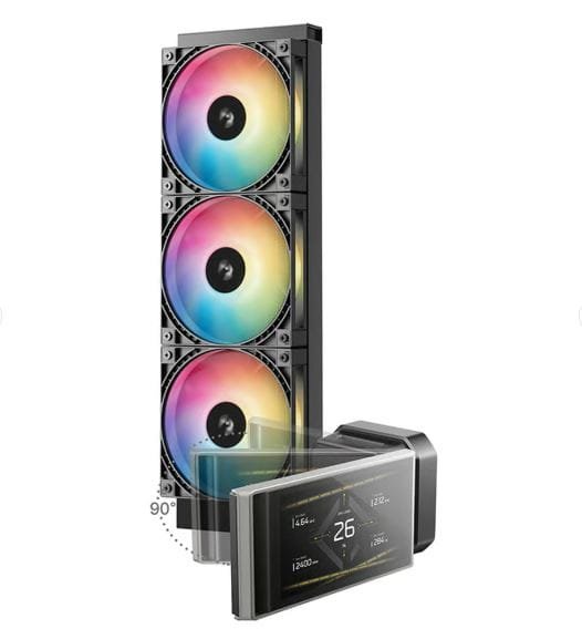 DeepCool LT360 VISION ARGB 360mm | LCD | Black