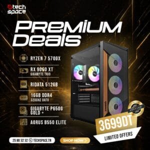 Setup Techspace - Premium Deals | AMD Ryzen 7 5700X | RX 9060 XT | 16GB | SSD 512GB