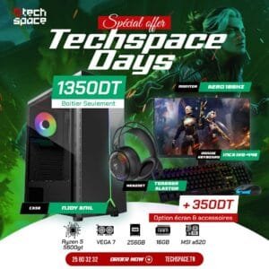 Full Setup – Techspace Days Edition | Ryzen 5 5600GT | Vega 7 | 16GB DDR4 | 256GB SSD