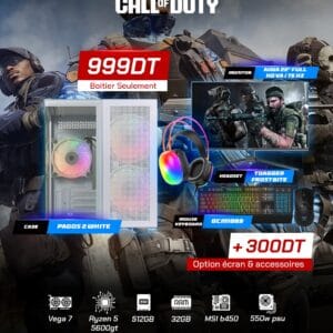 Full Setup – Call of Duty Edition | Ryzen 5 5600GT | Vega 7 | 32GB DDR4 | 512GB SSD