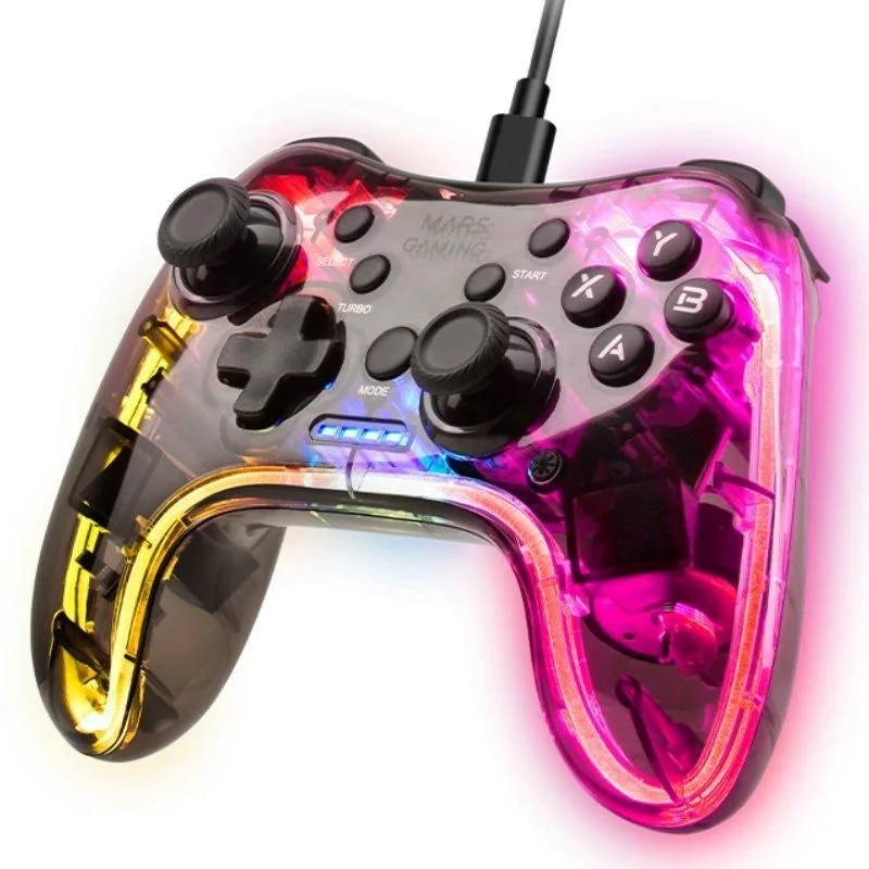 achat MARS GAMING MGP-C GAMEPAD, DUAL HAPTIC, NEON RGB tunisie