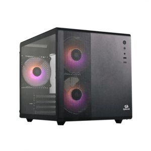 BOÎTIER GAMER REDRAGON PAGOS 1 GC-570 M-ATX / 3 FAN ARGB / NOIR - Tech Space