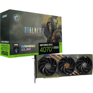 CARTE GRAPHIQUE MSI GEFORCE RTX 4070 TI SUPER 16G GAMING SLIM STALKER 2 EDITION + JEU S.T.A.L.K.E.R. 2: HEART OF CHORNOBYL DELUXE EDITION - Tech Space