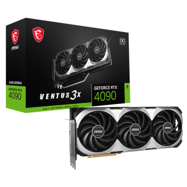 CARTE GRAPHIQUE MSI GEFORCE RTX 4090 VENTUS 3X E OC