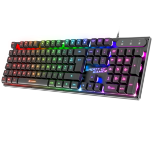 Clavier Gamer Filaire Spirit of Gamer CLA-PK1FR Semi-Mécaniques / RGB 3 Modes