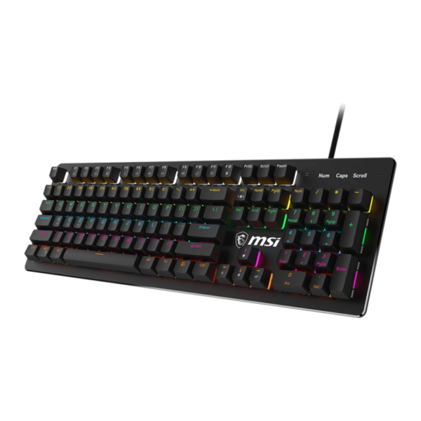 Clavier gamer mécanique MSI Forge GK300 / 9 Modes RGB / Blue Switch