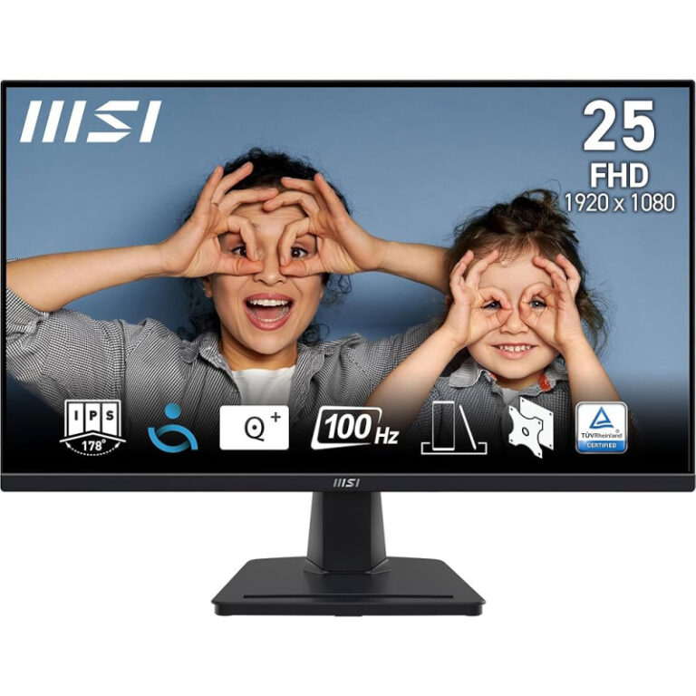 Écran MSI Pro MP252 24.5" Full HD IPS / 100 Hz / Noir