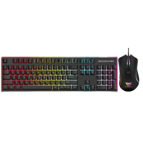 ENSEMBLE CLAVIER ET SOURIS GAMER FILAIRE STAR WAVE GCM1090 RGB - Tech Space