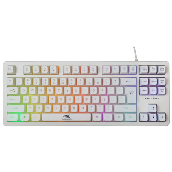 Clavier Gaming Baracuda BGK-01114 KRILL / Blanc