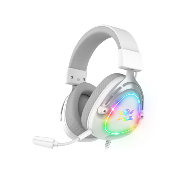 Casque Micro Gaming Spirit of Gamer ELITE H40 ARTIC / RGB / Blanc