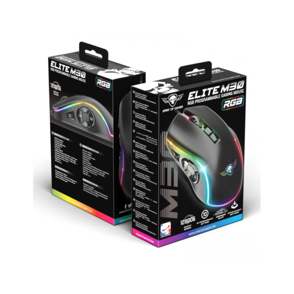 souris-gaming-filaire-spirit-of-gamer-elite-m30-noir - techspace