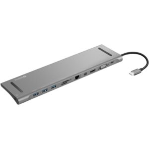 station-daccueil-tout-en-1-usb-c-sandberg-136-23-gris - techspace