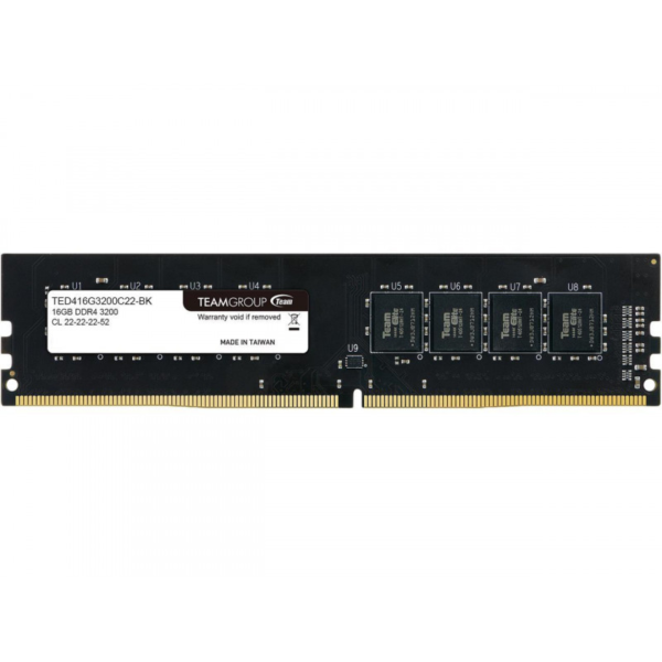 BARETTE MEMOIRE TEAM GROUP 16 GO DDR4 3200 MHZ - Tech Space