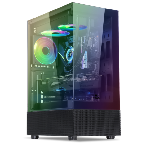 Boîtier Gamer Moyen Tour Spirit of Gamer SPECTRA DARK / ARGB / Noir