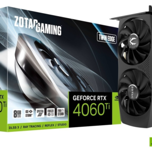 CARTE GRAPHIQUE ZOTAC GAMING GeForce RTX 4060 Ti 8GB Twin Edge