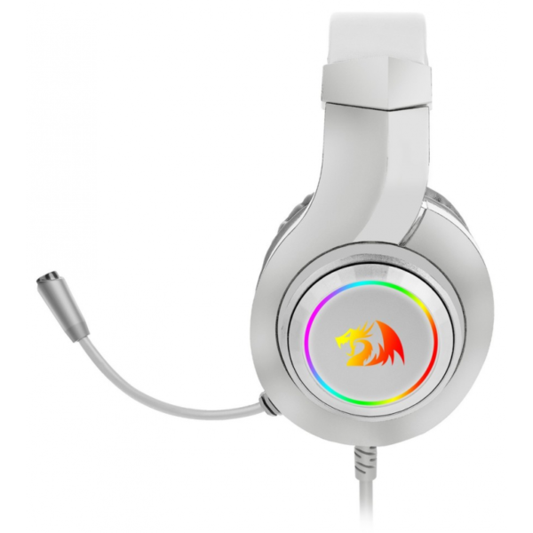 CASQUE MICRO GAMING REDRAGON HYLAS H260 RGB / BLANC