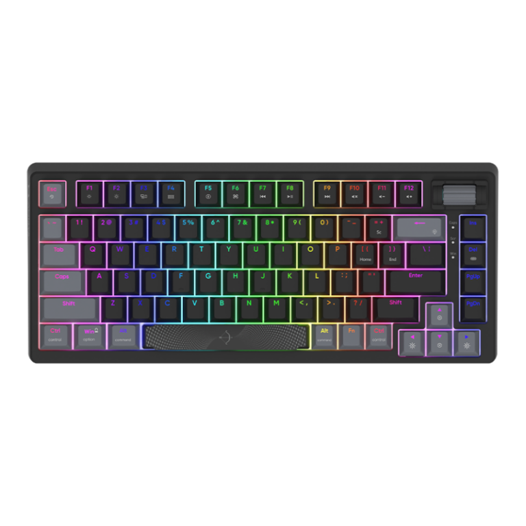 CLAVIER GAMING FILAIRE MÉCANIQUE AQYRIS ADARA MINI / 100% ANTI-GHOSTING / RGB / USB-C / NOIR