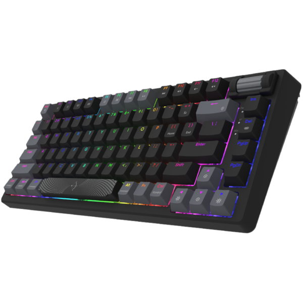 CLAVIER GAMING FILAIRE MÉCANIQUE AQYRIS ADARA MINI LE / 100% ANTI-GHOSTING / RGB / USB-C / NOIR