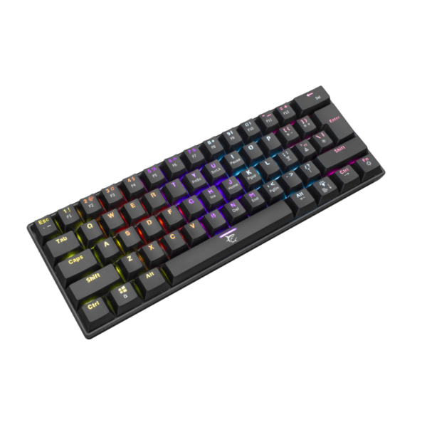 CLAVIER GAMING MÉCANIQUE WHITE SHARK SHINOBI GK-2022 RED SWITCHS / RGB / NOIR