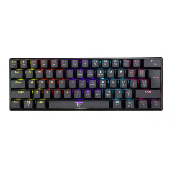 CLAVIER GAMING MÉCANIQUE WHITE SHARK SHINOBI GK-2022 RED SWITCHS / RGB / NOIR