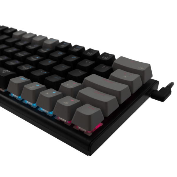 CLAVIER GAMING WHITE SHARK WAKIZASHI GK-002111 / RED SWITCHES / NOIR