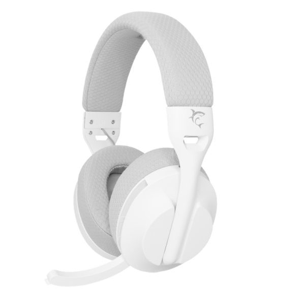 MICRO-CASQUE GAMING SANS FIL WHITE SHARK FALCON WGH-2441 / BLANC