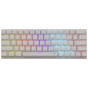 CLAVIER WHITE SHARK WAKIZASHI WHITE RED SWITCH