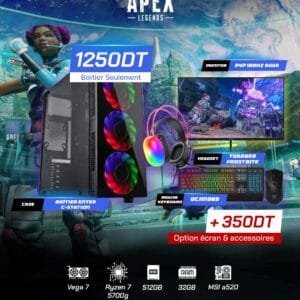 Full Setup – Apex Legends Edition | Ryzen 7 5700G | Vega 7 | 32GB DDR4 | 512GB SSD