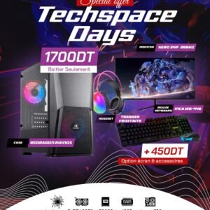 Full Setup – Techspace Days Edition | Ryzen 5 3600 | RTX 3050 | 16GB DDR4 | 500GB SSD