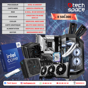 intel I914900KF | RTX 5080  | 48GB RAM DDR5 | 1TB GEN 4.0