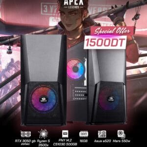 PC GAMER AMD Ryzen 5 3500X | RTX 3050 6GB ZOTAC | 16GB DDR4 | 500GB SSD