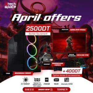 Full Setup – APRIL OFFER | Intel I5 10400f | GIGABYTE RTX 5050 | 16GB | SSD 256GB