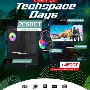 Full Setup – Techspace Days Edition | Ryzen 5 5600 | RTX 5060 | 16GB DDR4 | 500GB SSD