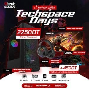 Full Setup – Techspace Days Edition | Intel I5 11400f | RTX 5050 | 16GB DDR4 | 500GB SSD