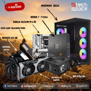 RYZEN 7 7700X | RTX 5070 | 16GB RAM DDR5 | 512 GB