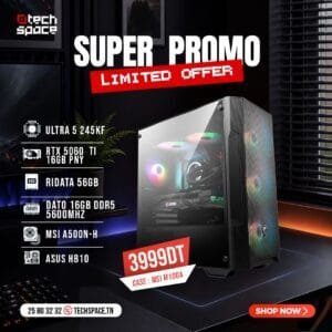 PC Gamer Super Promo - Intel Core Ultra 5 245KF | PNY RTX 5060 Ti 16GB | 16GB RAM DDR5 | 256GB SSD