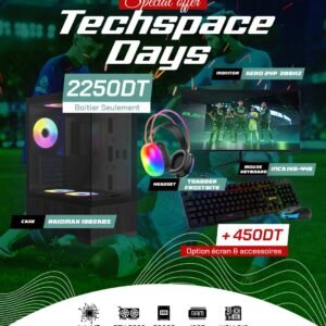 Full Setup – Techspace Days Edition | Intel I5 12400f | RTX 5060 | 16GB DDR4 | 500GB SSD