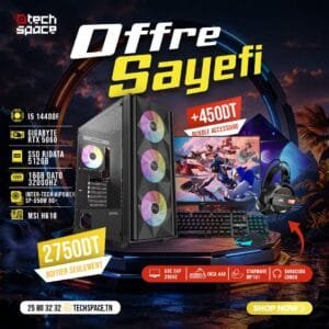 Full Setup – OFFRE SAYEFI | Intel i5-14400F | GIGABYTE RTX 5060 | 16GB | SSD 512GB