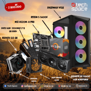 RYZEN 5 5600X | RX 9060 XT 16GB | 16GB RAM | 512 GB