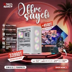 Full Setup – OFFRE SAYEFI | Intel Ultra 5 245KF | RTX 5060 8GB | 16GB | SSD 512GB